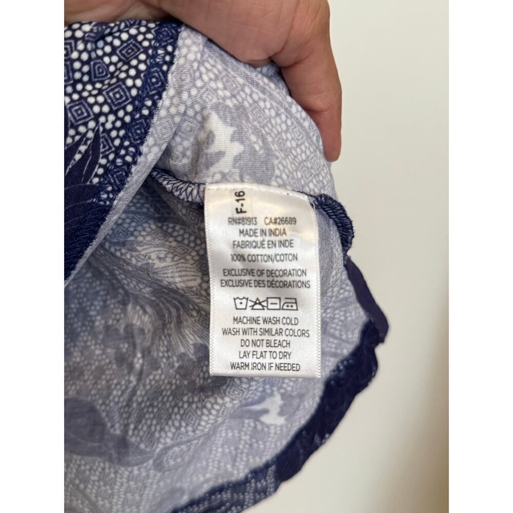 Robert Graham “Mabry” Floral Jacquard Polo Shirt Blue Gray Men’s XL Classic Fit - Picture 6 of 6